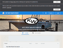 Tablet Screenshot of keywestboatsforum.com